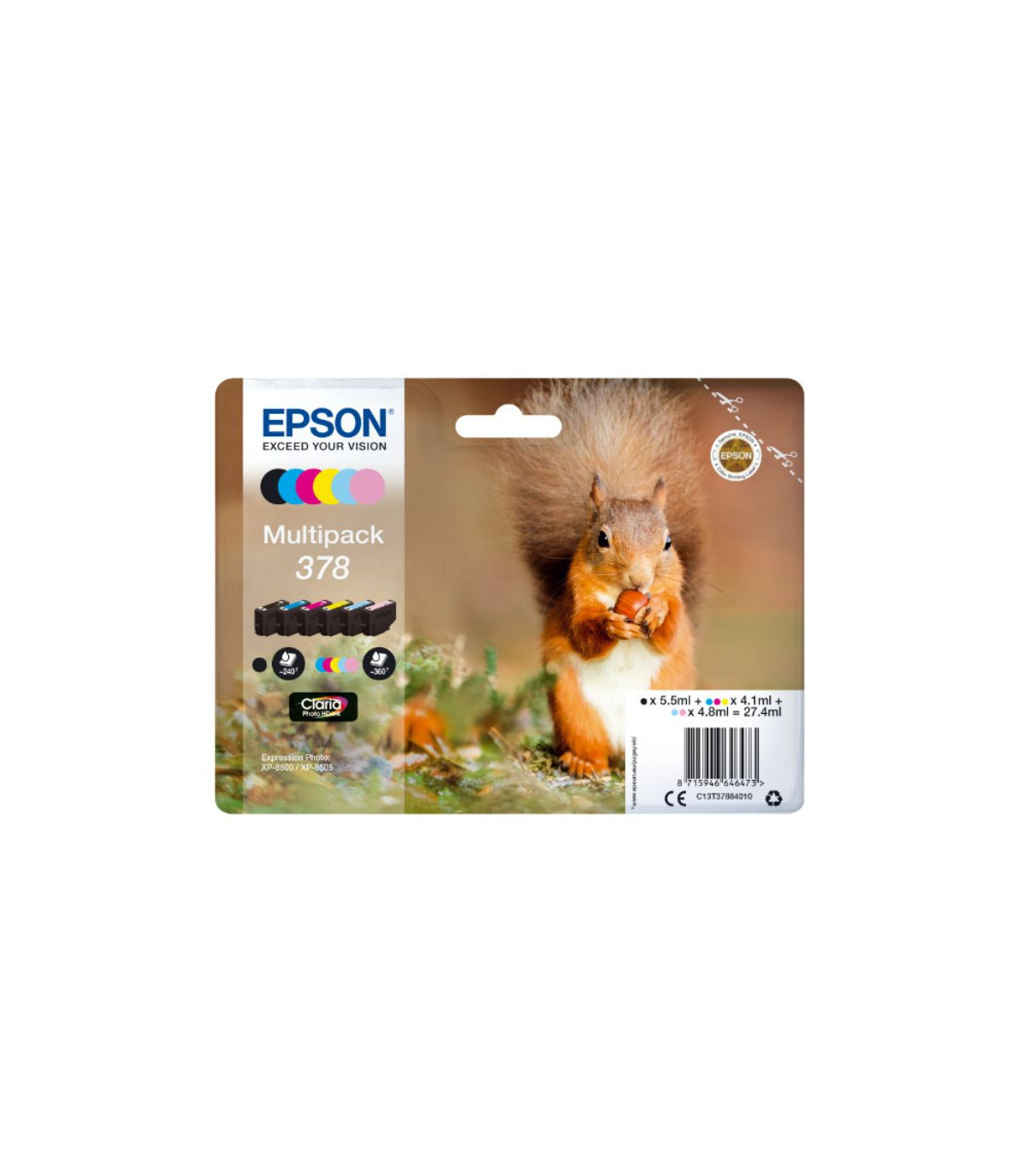 EPSON Multipack 378 6 couleurs