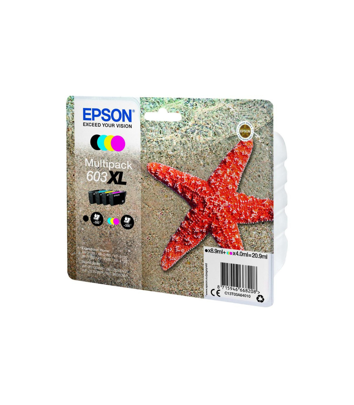 EPSON Multipack Etoile de Mer 603XL N,C,M,Y 20,9ml