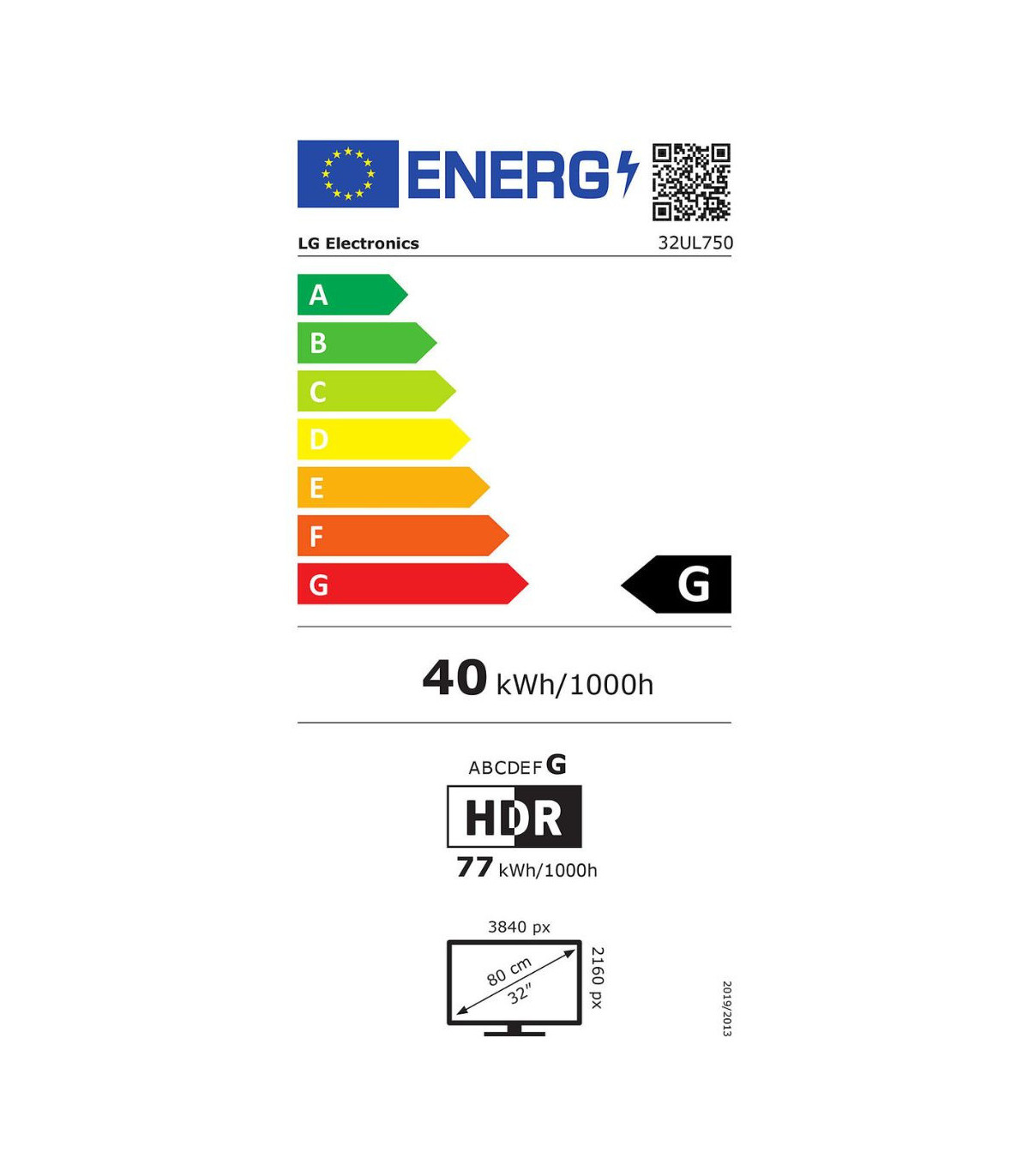 ECRAN LG 32 LED 16:9 UHD 4K 3840x2160 400cd/m 4ms 60Hz 2xHDMI Displayport DCI-