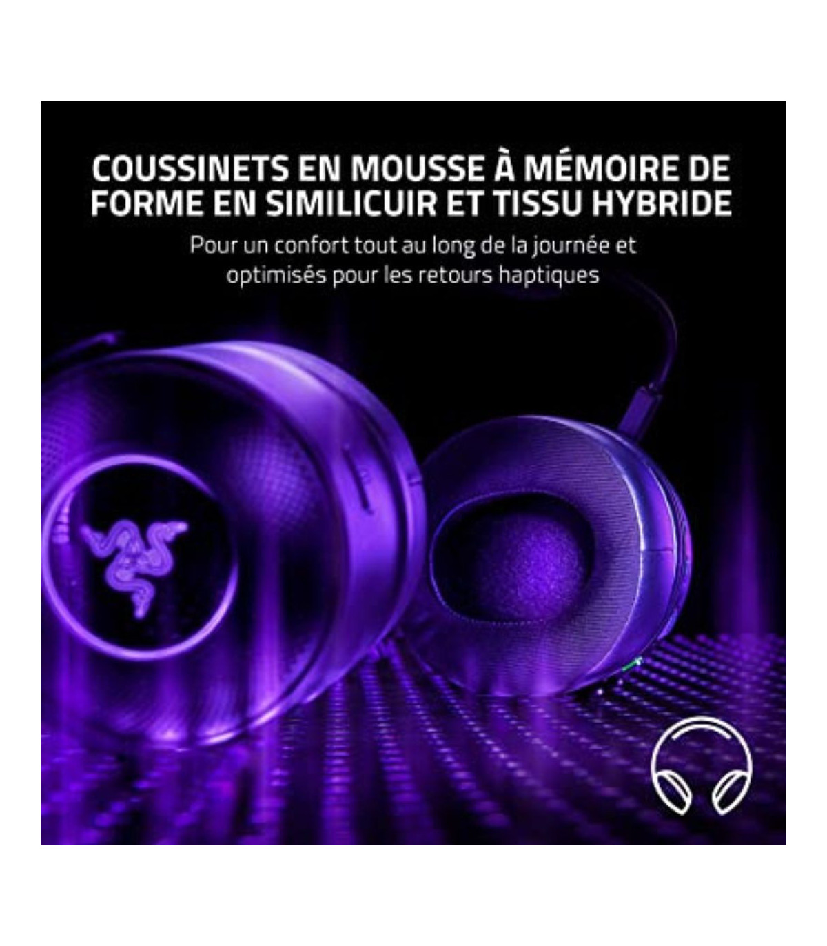 RAZER Casque de jeu Kraken V3 Pro