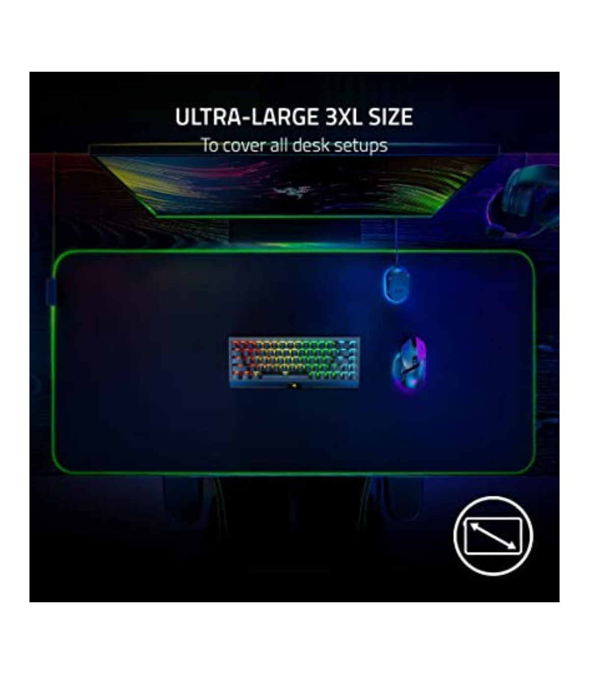 RAZER Tapis de souris Goliathus Chroma 3XL