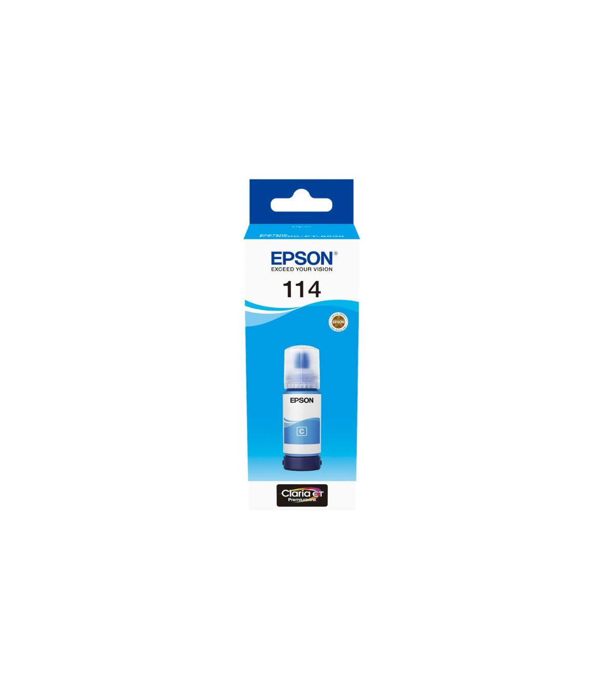 EPSON Bouteille encre Ecotank 114 Cyan 70ml