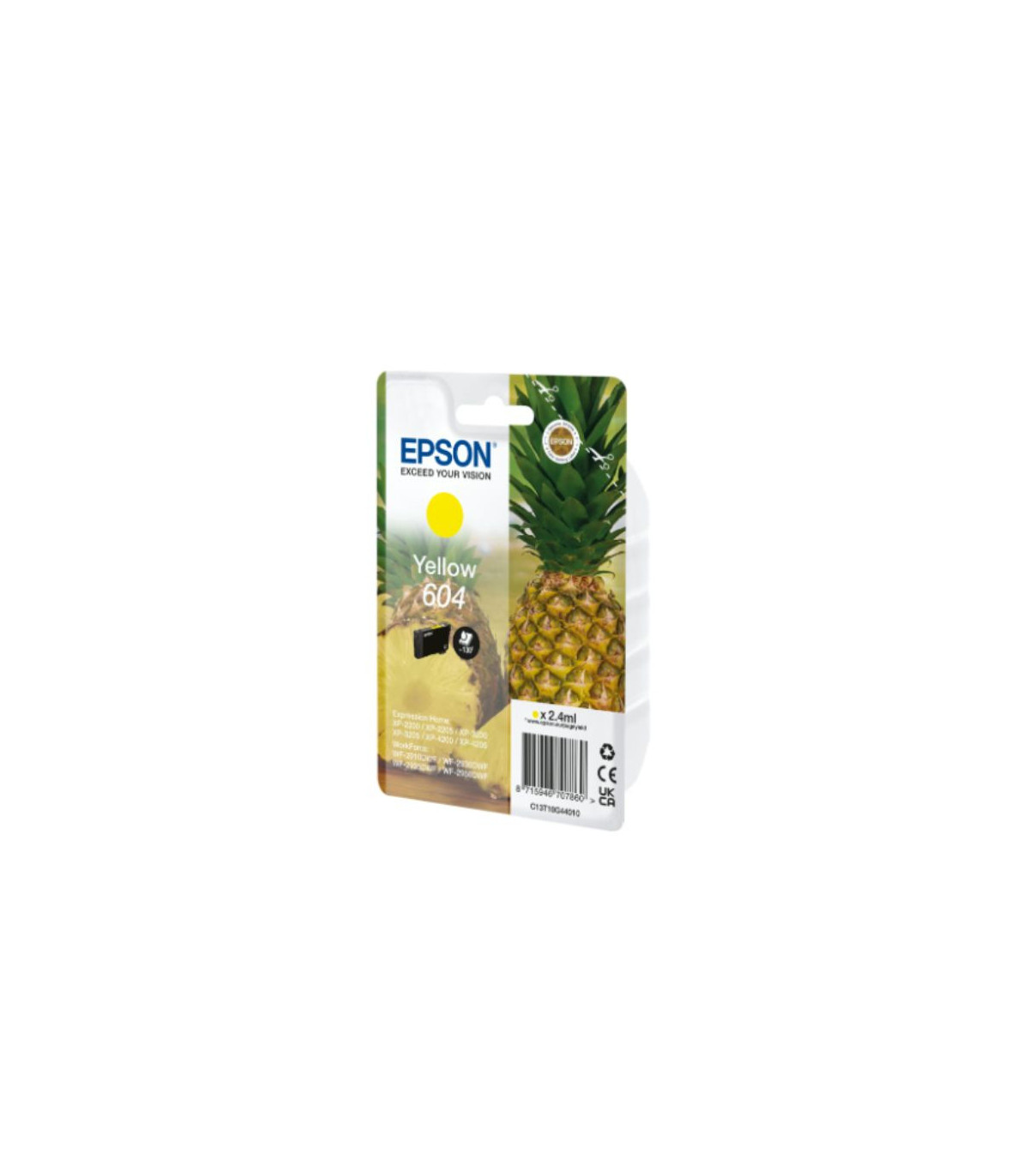 EPSON Cartouche Ananas encre 604 Jaune 2,4ml Alarme