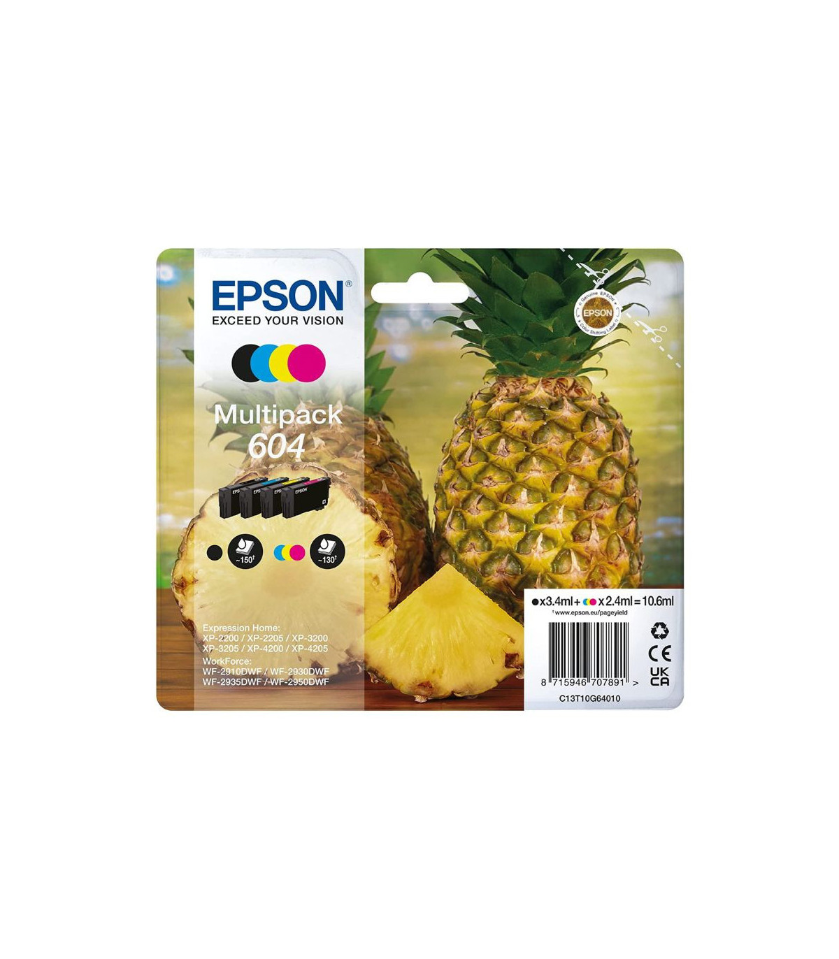 EPSON Multipack 4-colours Ananas 604 Ink