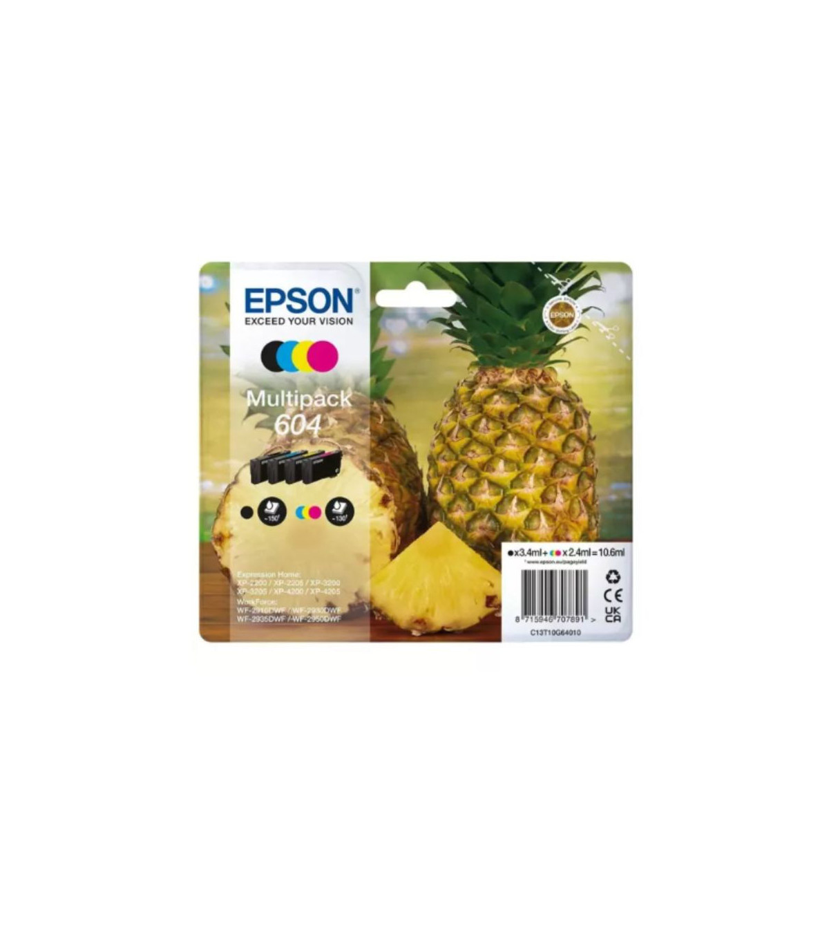 EPSON pack 4-couleur Ananas 604 EasyMail