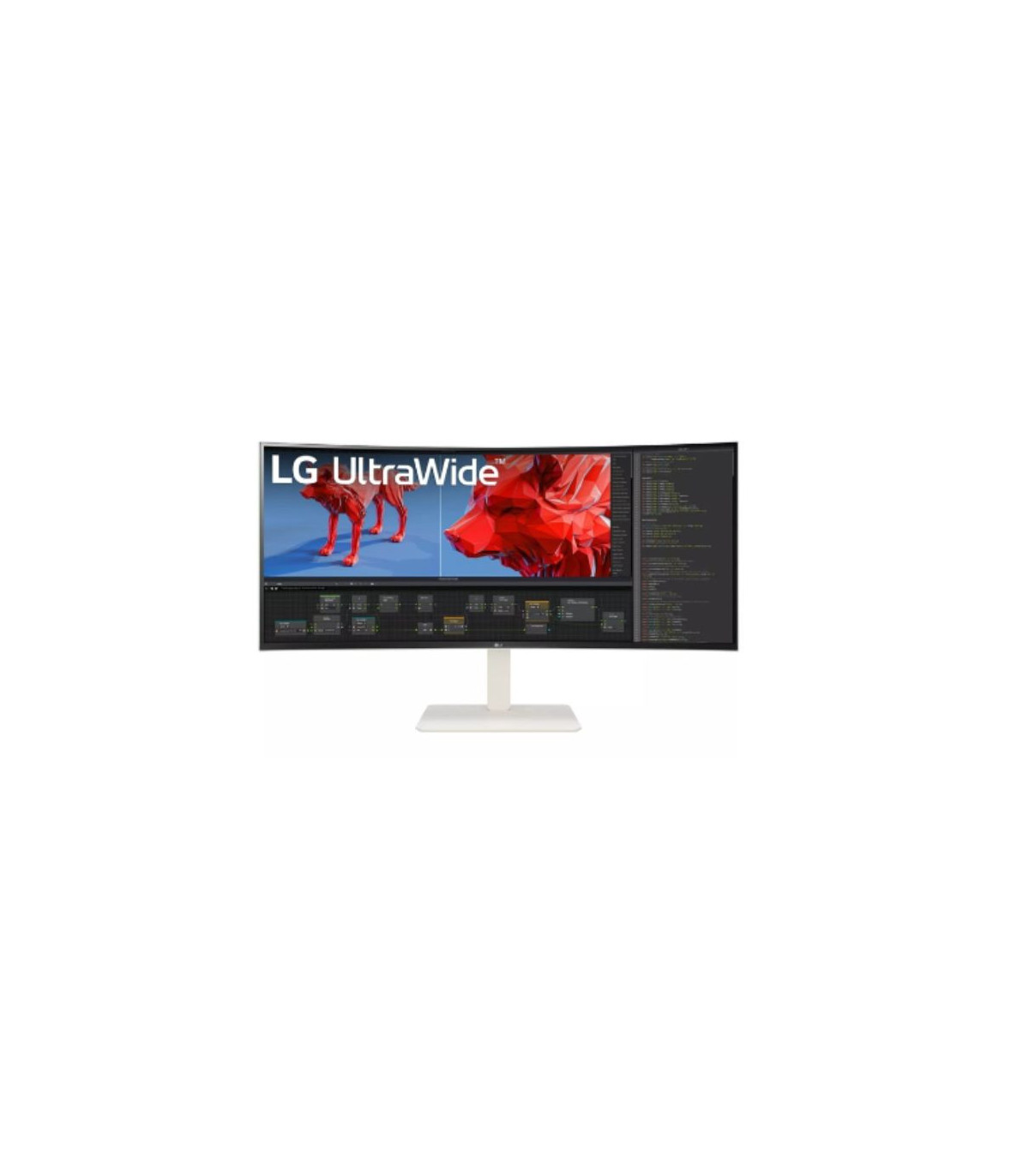 ECRAN LG 38 Blanc 21:9 Incurvé Nano IPS UWQHD 1ms 3840x1600 144Hz 450cd/m2 2xH