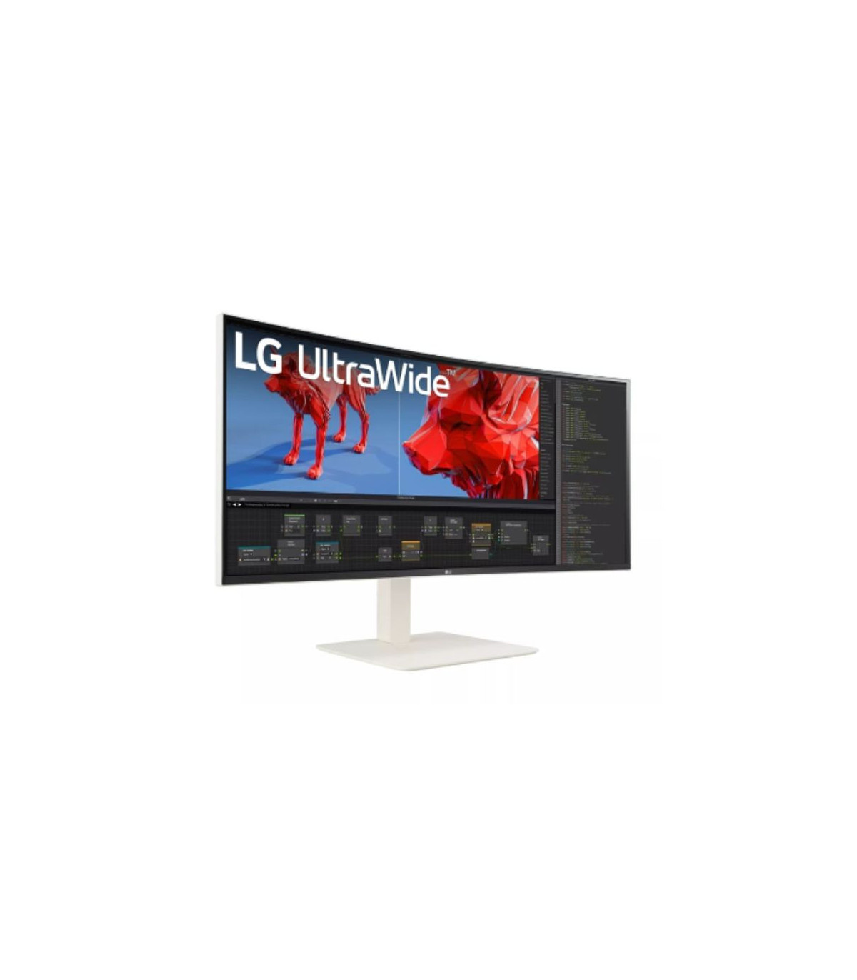 ECRAN LG 38 Blanc 21:9 Incurvé Nano IPS UWQHD 1ms 3840x1600 144Hz 450cd/m2 2xH