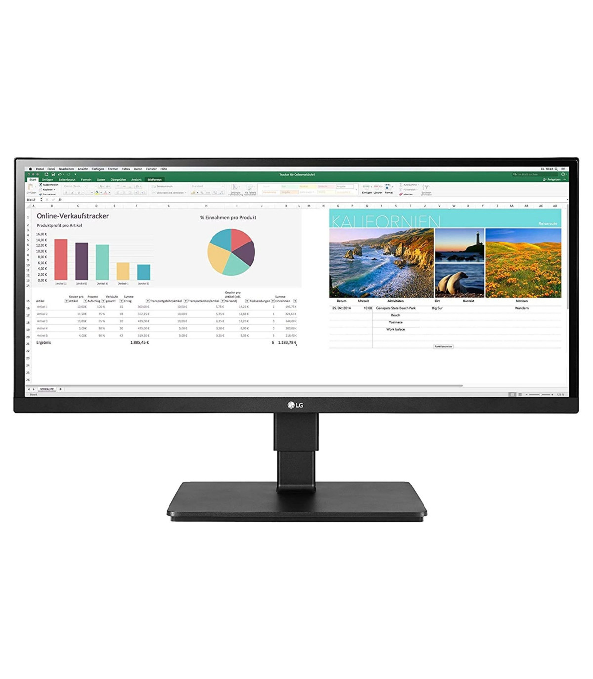 ECRAN LG 29 Noir 29BN650-B WFHD 2560x1080 16:9 75Hz 5ms 250cd /m2 HP 2x7W 2xHDM