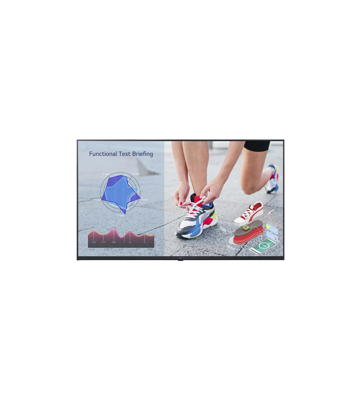 ECRAN LG 50'' LFD 16:9 16h/7j 3840x2160 400cd/m 3xHDMI 2xUSB RJ45 RS232C HP web