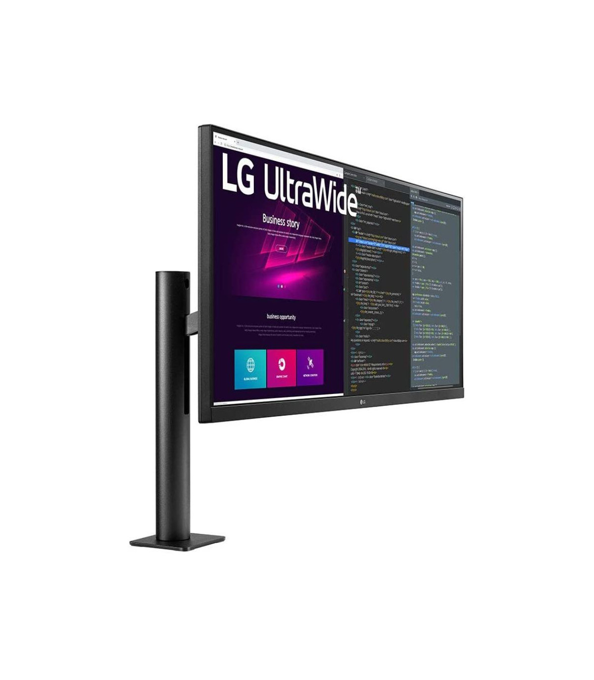 ECRAN LG 34 Noir 34WN780P-B 21:9 UWQHD 5ms 3440x1440 300cd/m2 2xHDMI DisplayPo