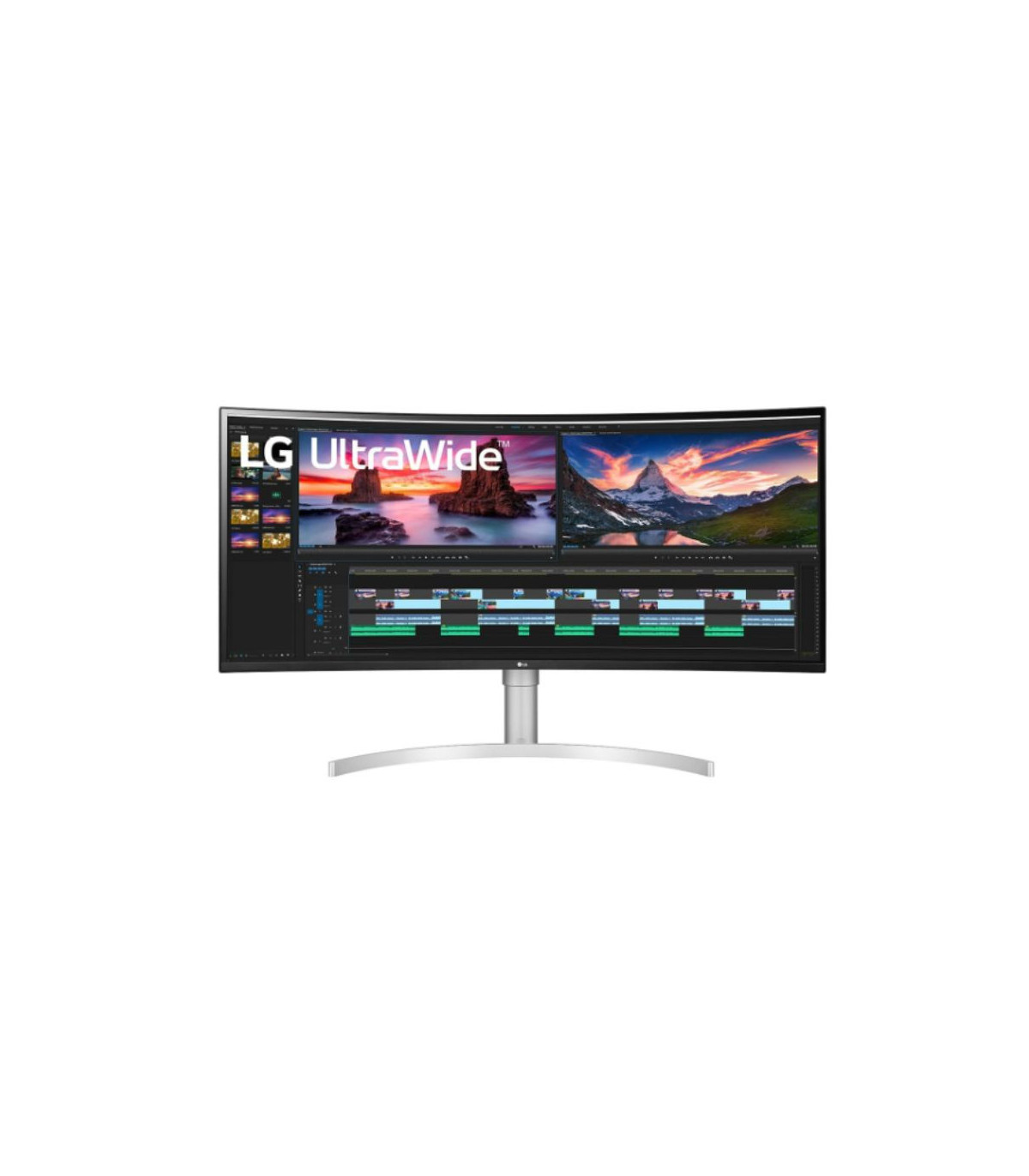 ECRAN LG 38 Blanc 38WN95C-W 21:9 Incurvé UWQHD 1ms 3840x1600 450cd/m2 2xHDMI D