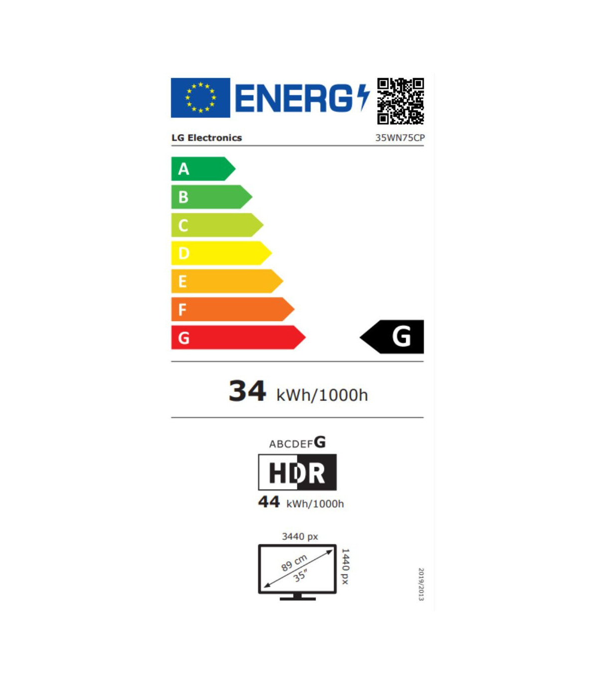 ECRAN LG 35 incurvé 21:9 5ms UltraWide 3440x1440 300cd/m 2xHDMI Displayport US
